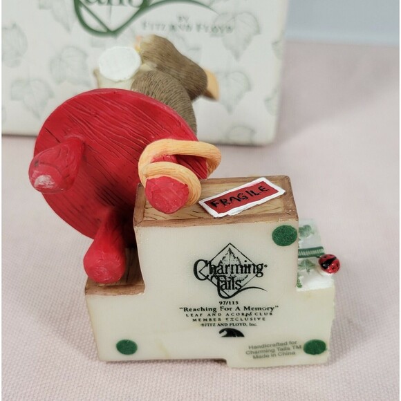 Charming Tails Fitz and Floyd Reaching For A Memory 97/115 - Picture 10 of 12